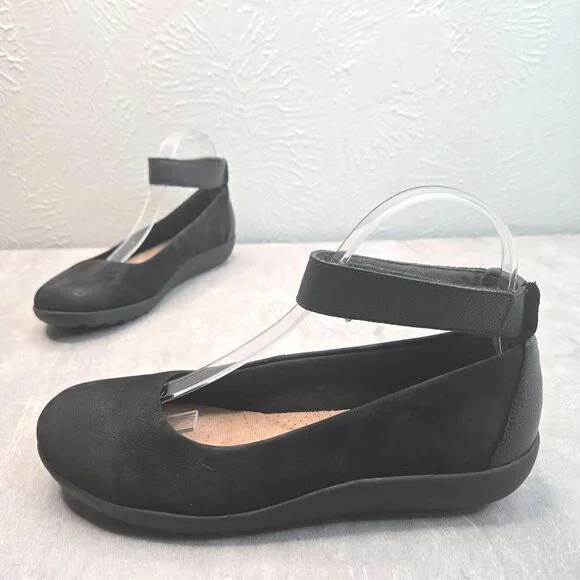 Clarks | Shoes | Clarks Maryjane Ballet Flats Sz 75 Black  display picture 2